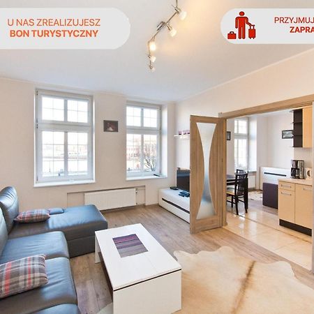 Gdanskie Apartamenty - Apartament Targ Rybny Z Widokiem Na Motlawe Luaran gambar